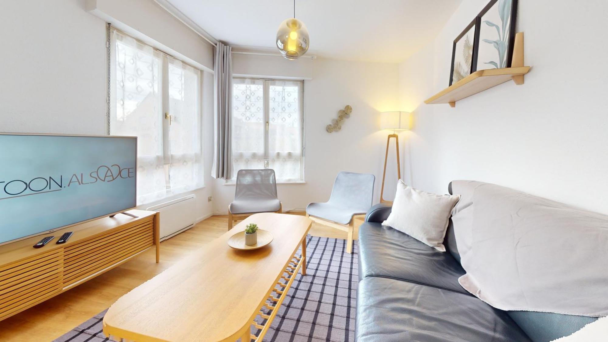 Elegance, Appartement 6 Pers 1 Parking Колмар Екстериор снимка