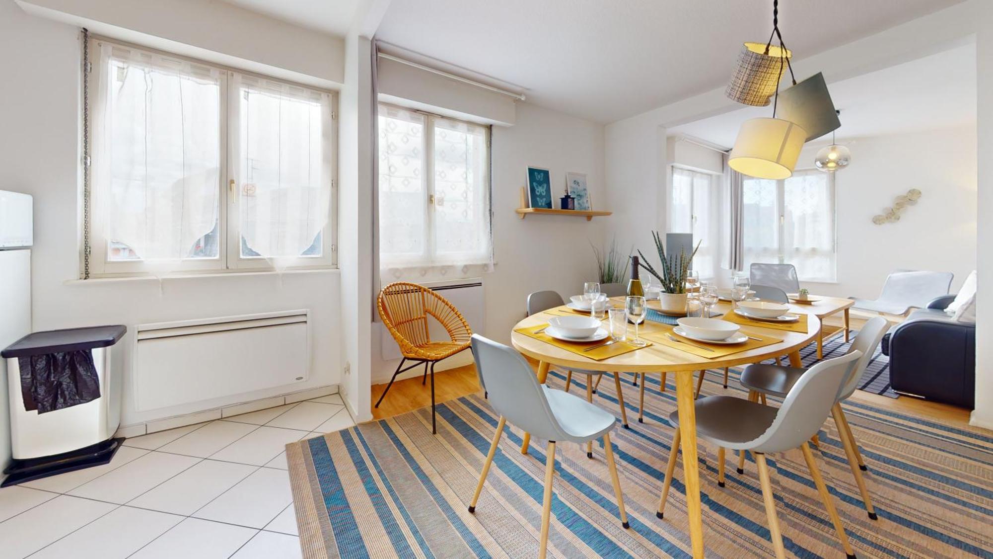 Elegance, Appartement 6 Pers 1 Parking Колмар Екстериор снимка