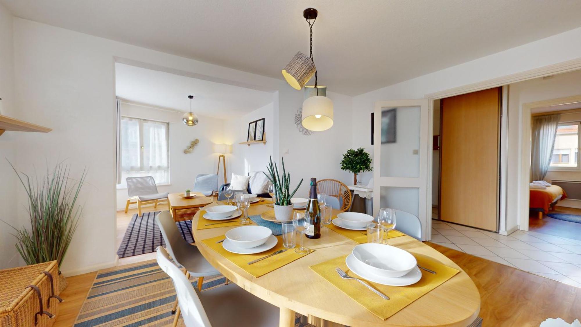 Elegance, Appartement 6 Pers 1 Parking Колмар Екстериор снимка