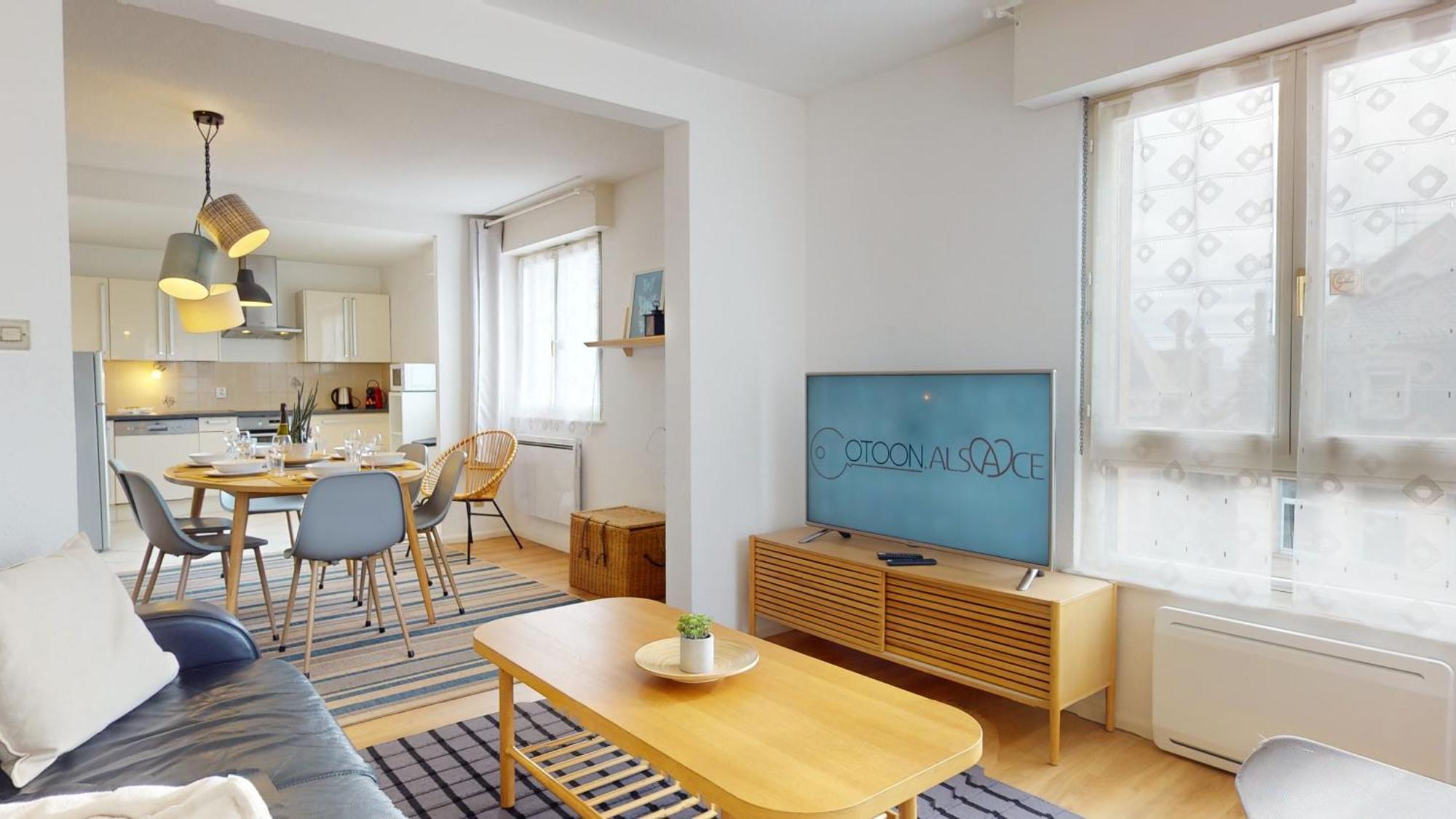 Elegance, Appartement 6 Pers 1 Parking Колмар Екстериор снимка